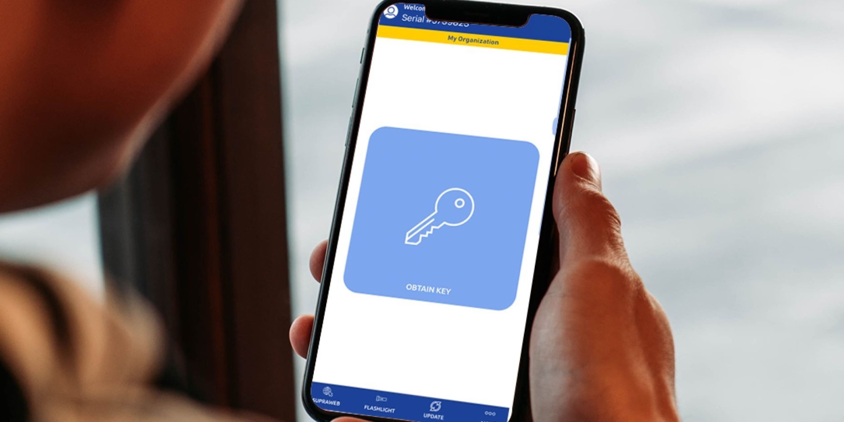 Supra eKEY app with large obtain key 