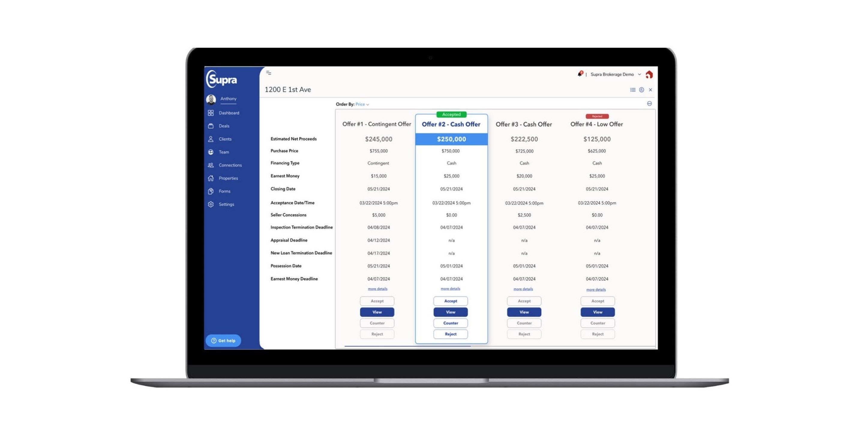 Supra smart offers laptop screen